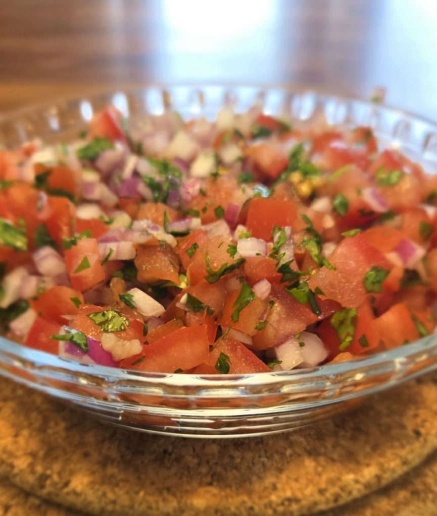 Fresh homemade Pico de Gallo